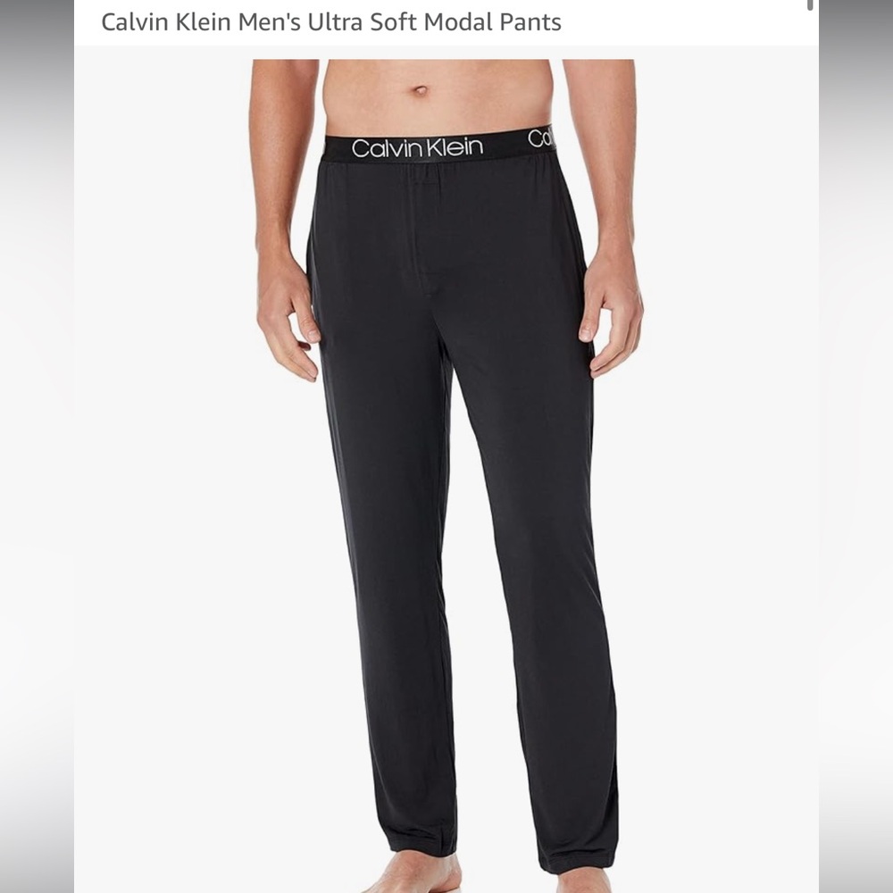 Calvin Klein Men’s Ultra Soft Modern Modal Lounge Jogger Pants Size S NWT